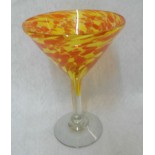 copa martini pintas amarillo naranja